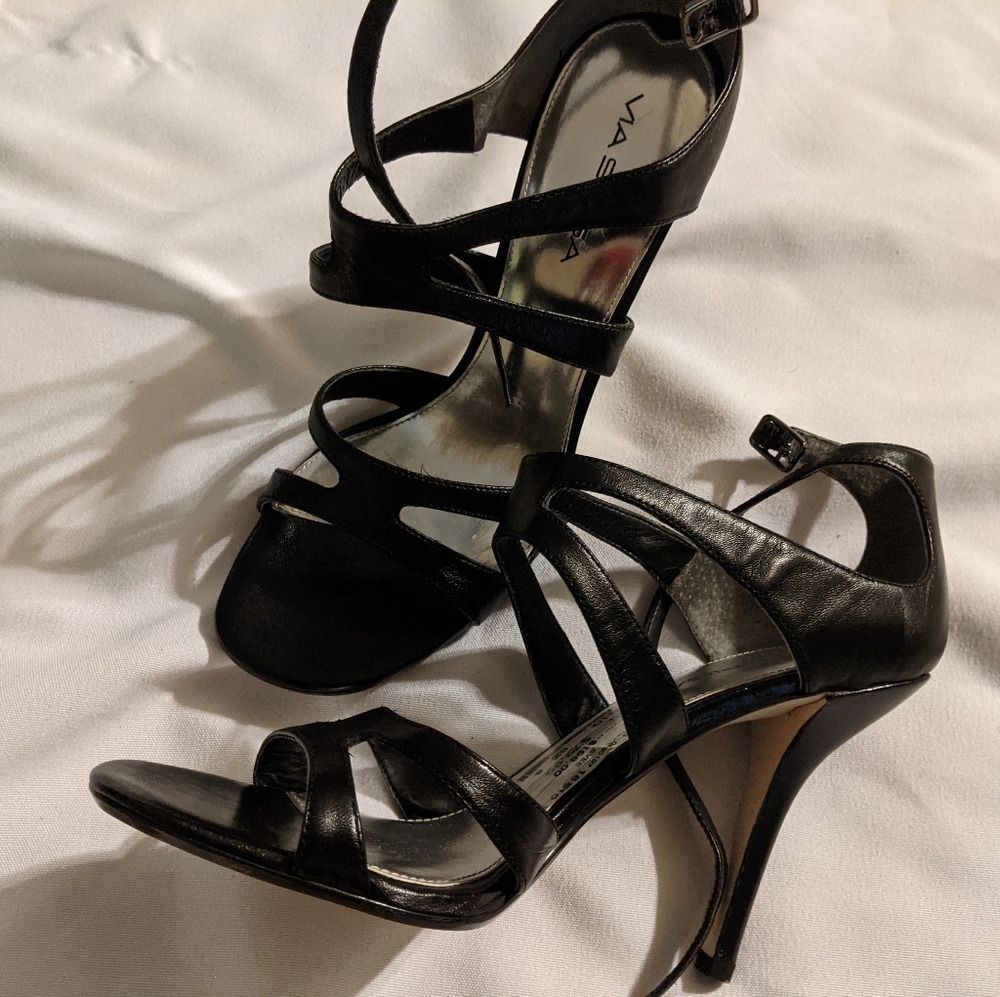 Via Spiga Blk sandels